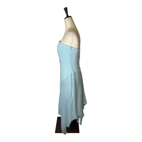 Bec+Bridge‎ Dress Women 10 Dolphin Blue Elzette Strapless Asymmetric Midi NWT - Image 8