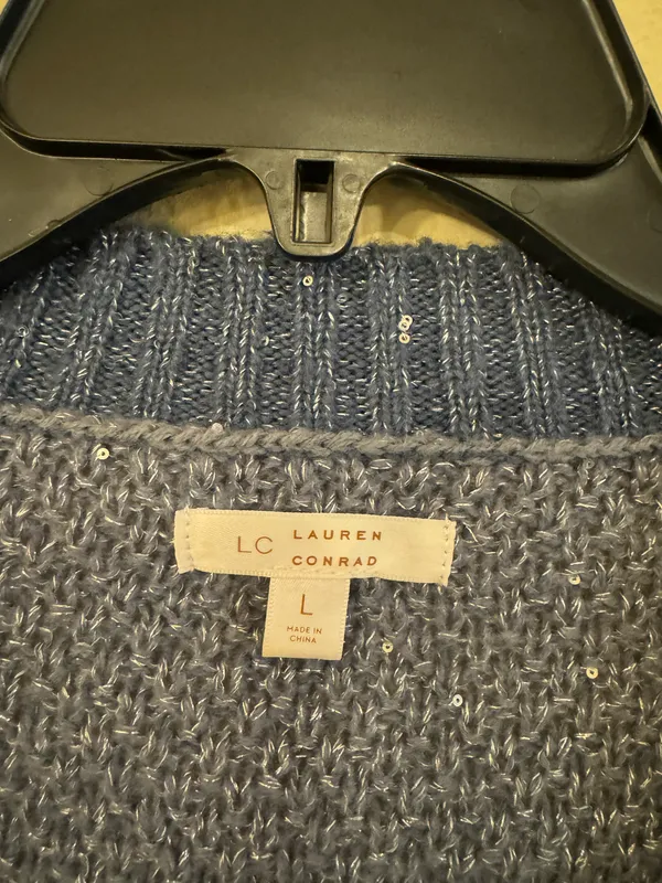 Metallic Cardigan Sweater - Image 4