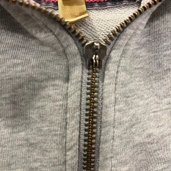 American Eagle Outfitters Gray and Pink Hoodie - Image 5
