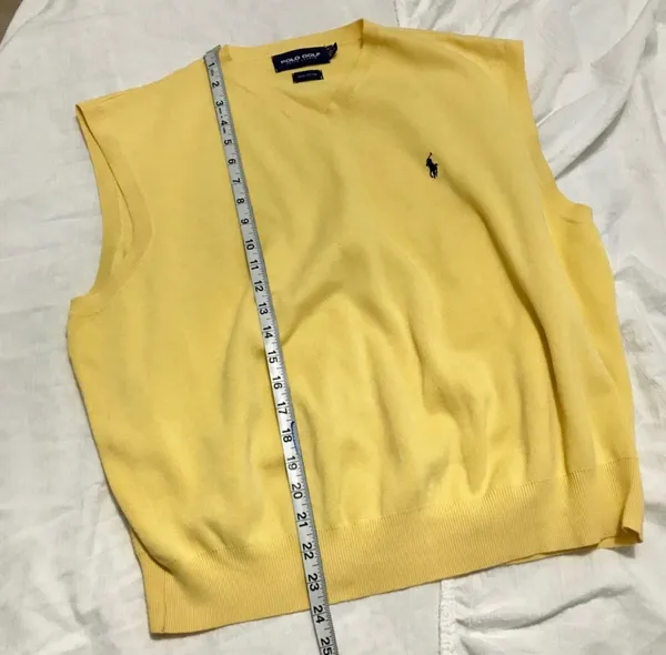 Polo Ralph Lauren Yellow SweaterVest - Image 3