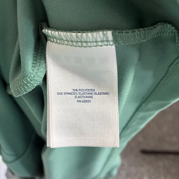 Lands' End Sea Green Mini Tennis Skort w/Pockets Womens Large - Image 6