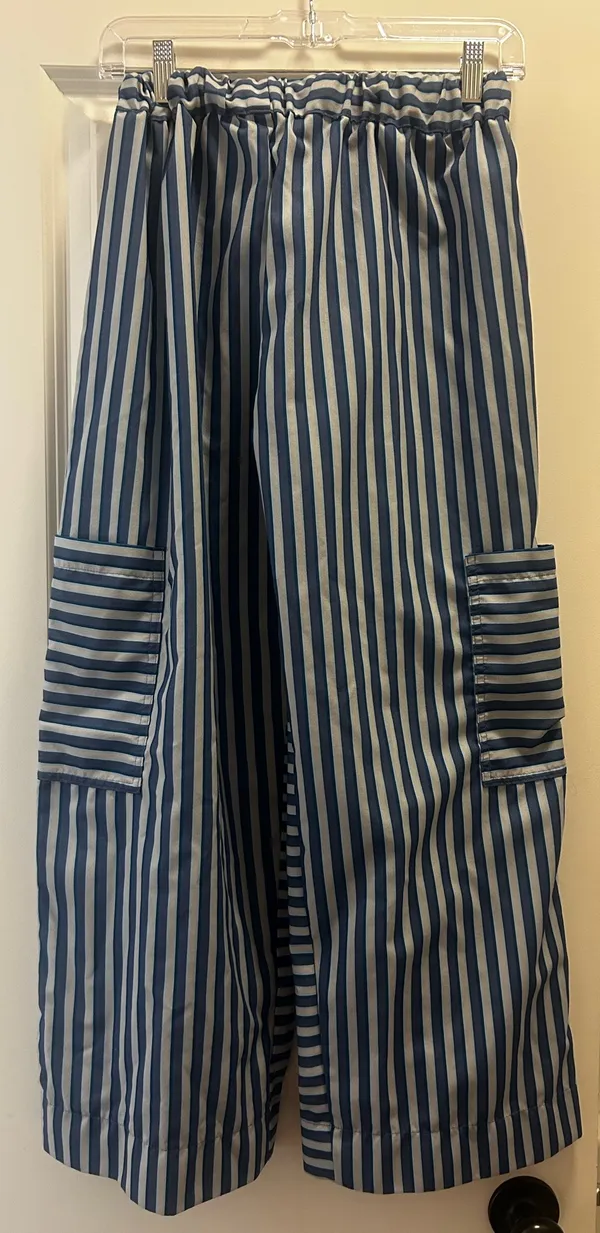 Lentta Women's Striped Wide Leg Pants - Image 3