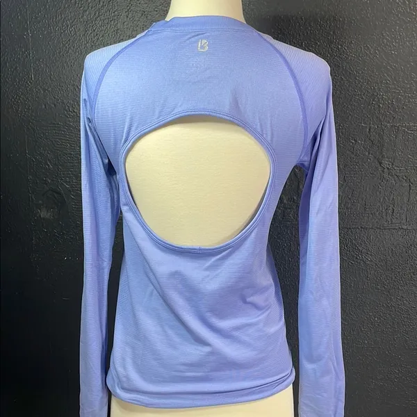 BuffBunny Blue‎ Fitted Raglan Long Sleeve Tee - Image 2