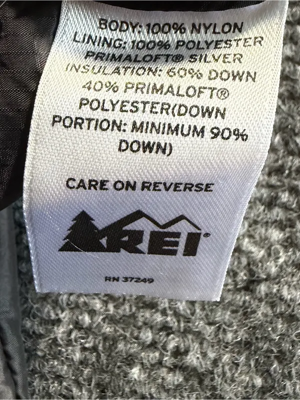 REI Co-op Down Vest Women's XS Black Pertex Quantum Packable Puffer - Image 11
