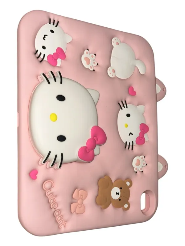 🌸Pink Hello Kitty 3D Silicone Phone Case - Image 3