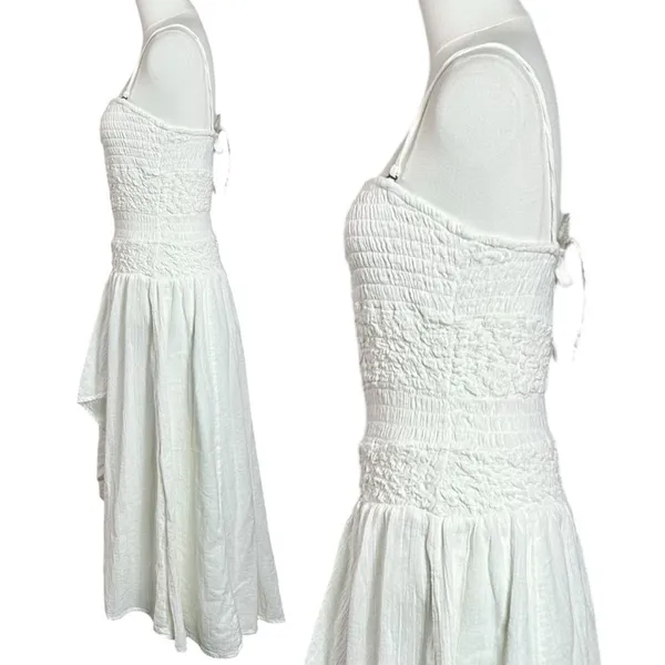 Free People Ethereal Fairy Sparkling Moment Midi Dress in White Size XL - Image 8