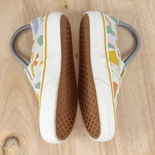 Vans Lelia Hurst Abstract Tropical Print‎ Slip On Pro Sneakers White Multi 6 - Image 5