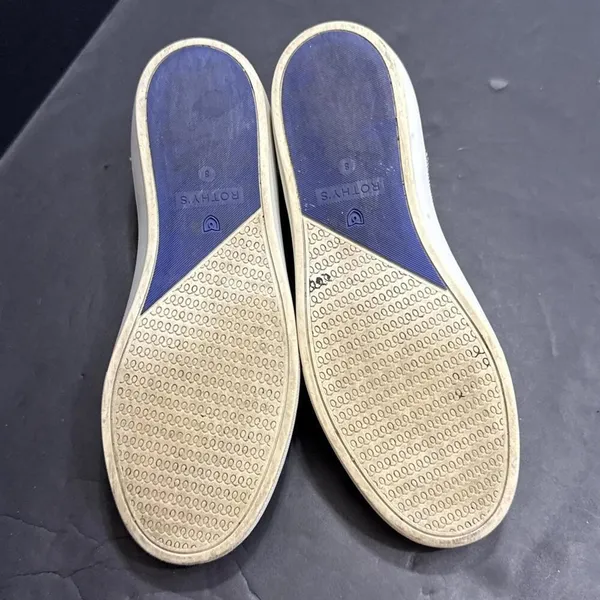 Rothy's Minimalist Preppy Designer The Original Slip On‎ Sneaker 8 Anchor Navy - Image 5