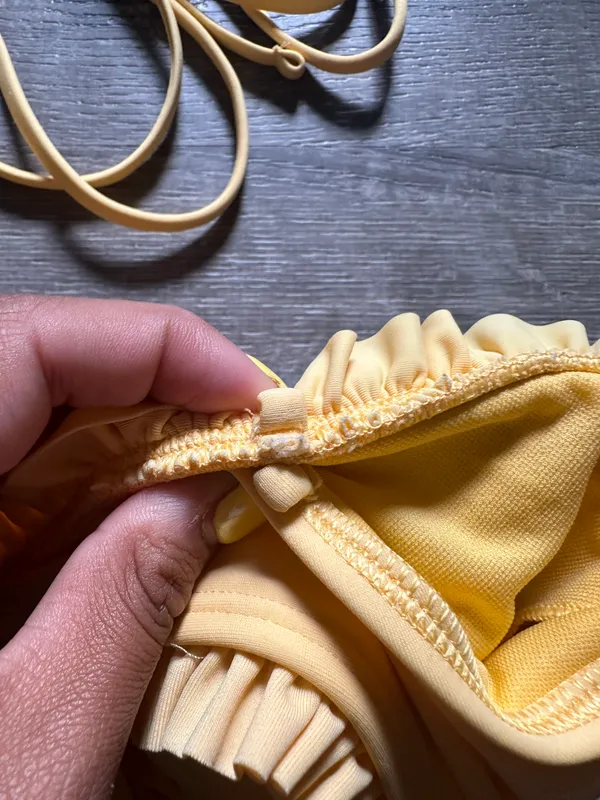 Hollister Yellow Swimming Top - Image 4