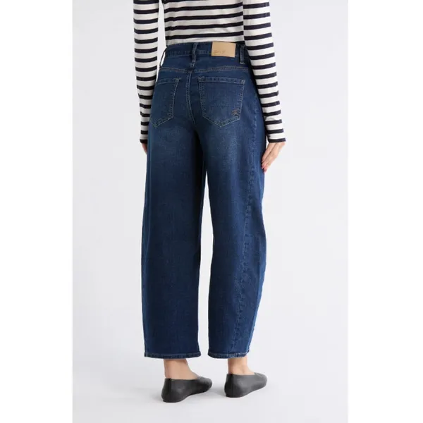 NWOT Seven7 Relaxed Fit High Waist Pieced Barrel Jeans in Canyon Size 12 - Image 2