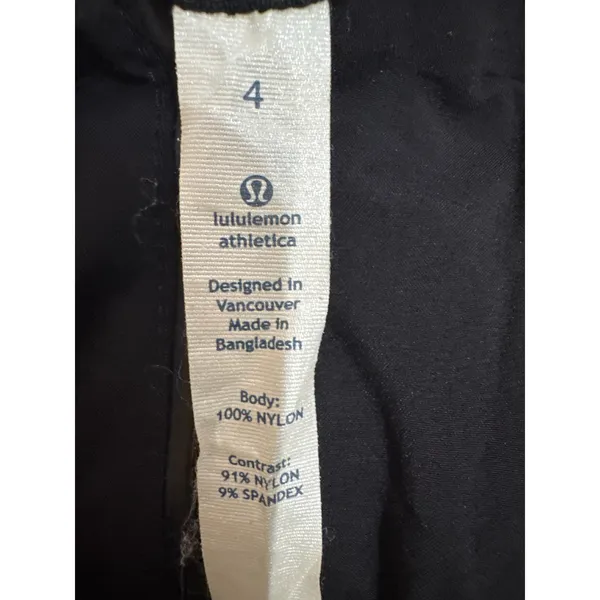 Lululemon‎ Make It Rain Running Jacket Black Hooded Zip Windbreaker Size 4 - Image 3