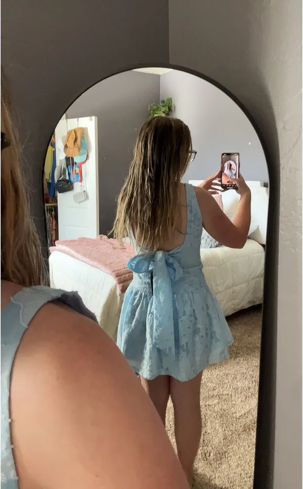 Lulus Blue Mini Dress - Image 2
