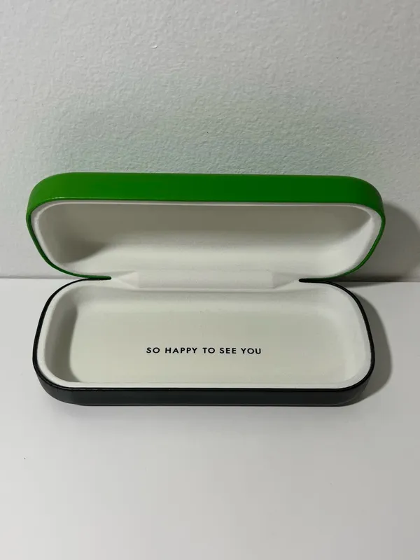 Kate Spade New York Eye Glasses Sunglasses Clamshell Portable Travel Case Clutch - Image 10
