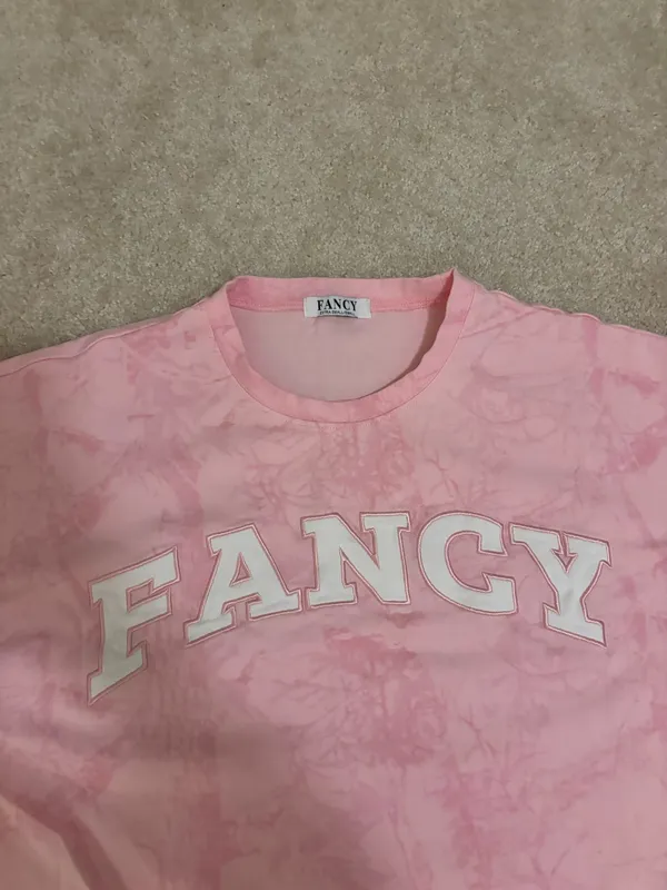 Fancy Boutique D Fancy Oversized Embroidered Tee - Pink Camo - Image 2