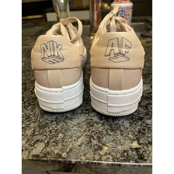 Nike Women's Size 10 Air Force 1 Pixel Particle Beige CK6649-200 Fast Ship - Image 7