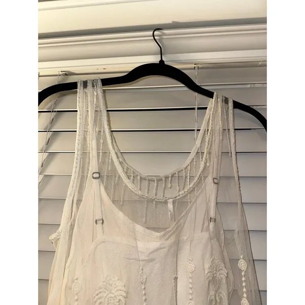Free people lace white mini dress nwt - Image 9