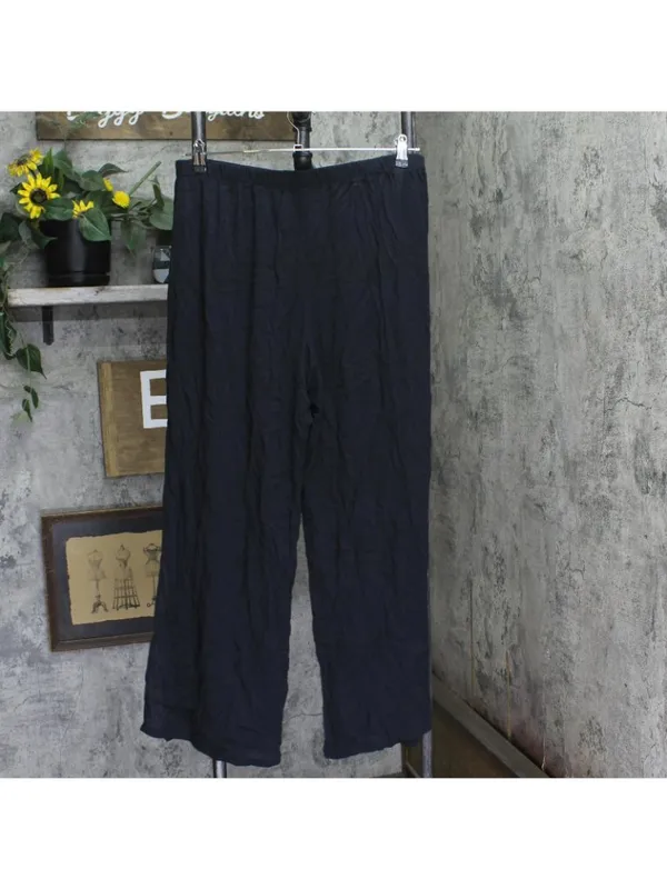 NWT Miken Juniors Side-Slit Cover-up Pants I6596P380 Black XL - Image 6