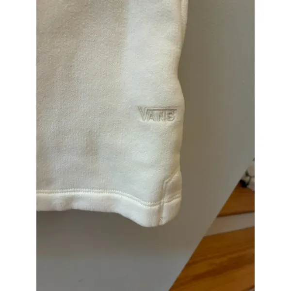 Vans Cream Sweat Shorts | Size Small | NWOT | Cotton Blend - Image 4