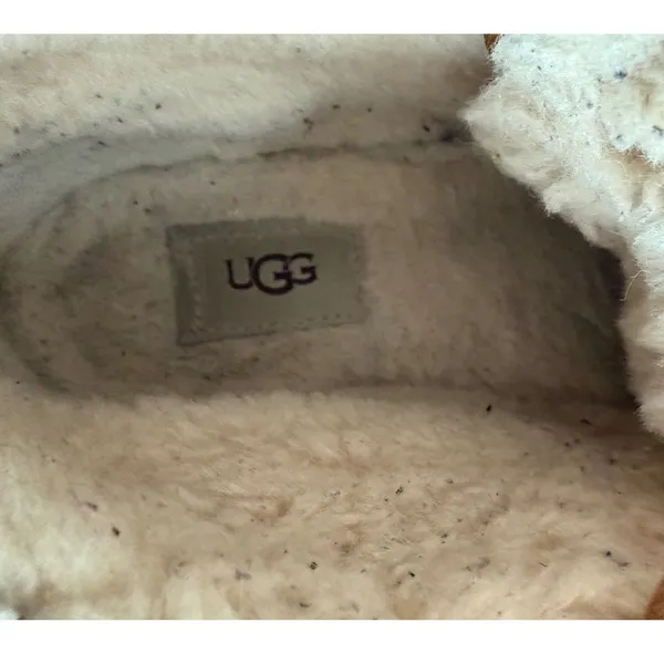 UGG Neumel Chestnut‎ Suede Lace Up Ankle Boots Women 9 - Image 7