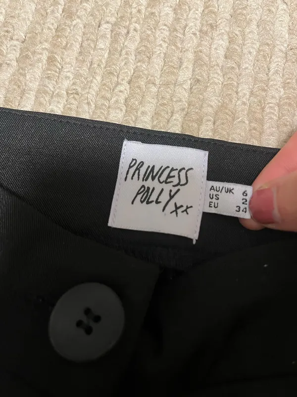 Princess Polly Archer Pants Black - Image 4
