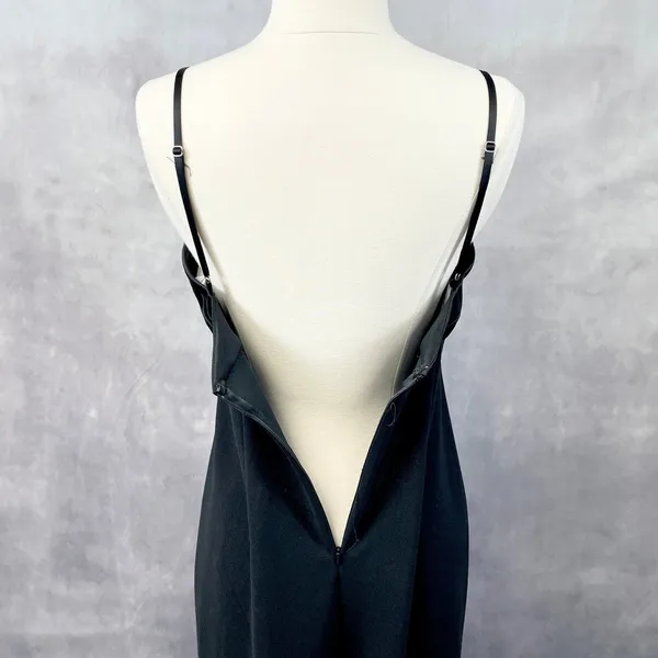 DB Studio Maxi Dress Women Size 4 High Slit Twist Front Formal Prom Gala Y2K 90s - Image 7
