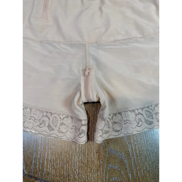 Shapellx AirSlim Postpartum Side Zipper Support Shorts Beige XL Shapewear - Image 5