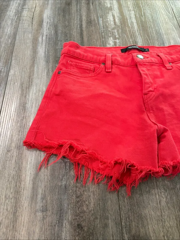 Hudson Jeans Gemma Red Jeans Shorts size 25 - Image 4