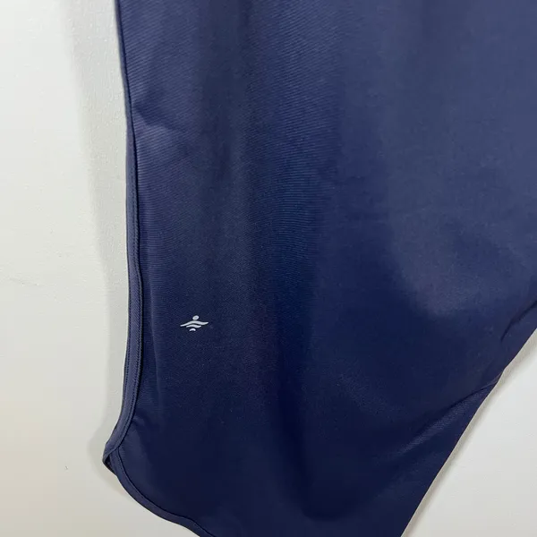 Halara Women XL Navy Blue High Waisted Cropped Joggers‎ Drawstring Pockets NEW - Image 10