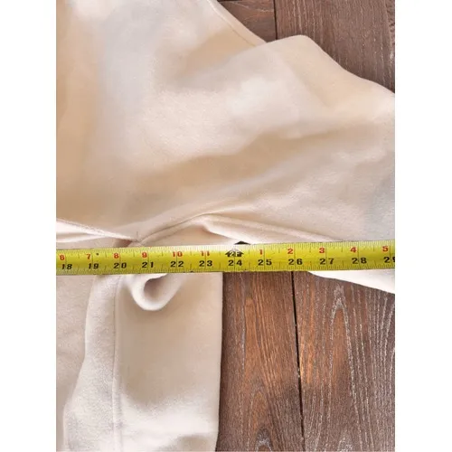 JNBY Scarf Collar Wool Blend‎ Coat Women Cream Ivory One Size - Image 12