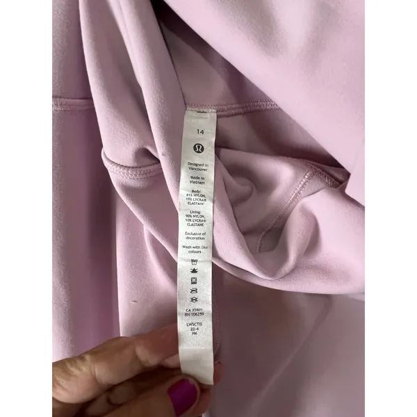 Lululemon Align High-Rise Pant 28" Size 14 Pink Nulu Leggings‎ Athleisure - Image 6