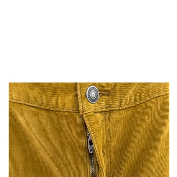 Free People Just Float‎ On Corduroy Flare Pants Mustard Yellow Size 27 - Image 6