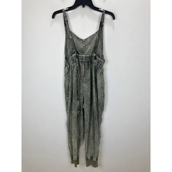 Free People Movement Split Rock Jumpsuit Grunge Boho Square Neck Backless Small - Image 11