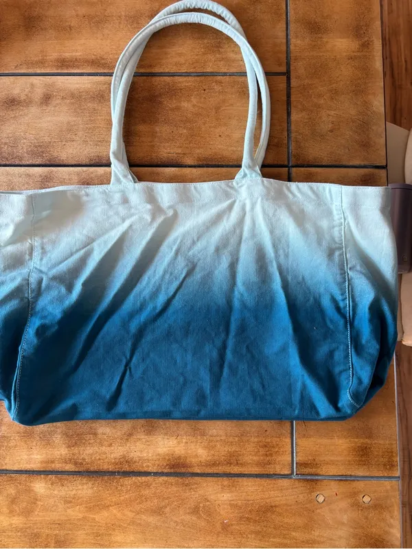Athleta Ombre Canvas Tote Bag - Image 3