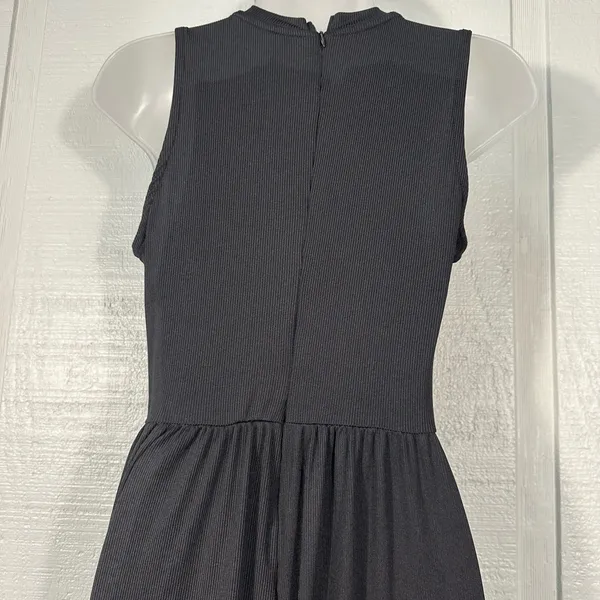 Cider Black Sleeveless Pantsuit No Size See Measurements NWOT - Image 7