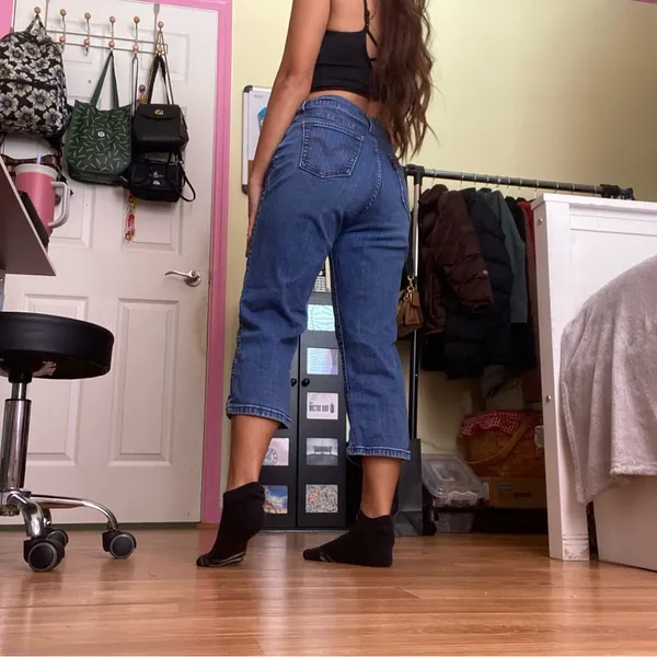 Levi's Vintage high waisted jeans perfectly slim fitting 512 - Image 5