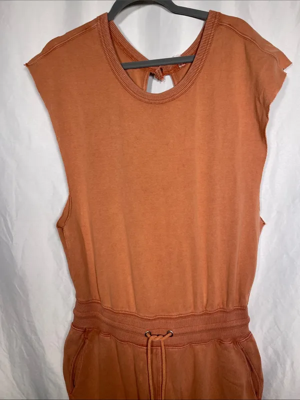 Free People Movement Womens Miss Me Yet Jumpsuit Oversized Small - Image 3
