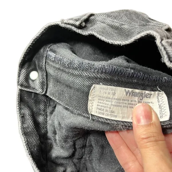 Vintage Wrangler Women’s High Waisted Black Jeans‎ - Image 12