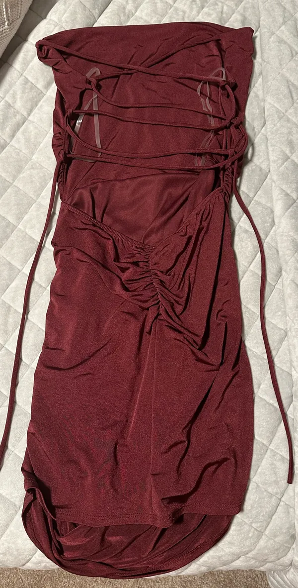 Windsor Maroon Dress - Image 3