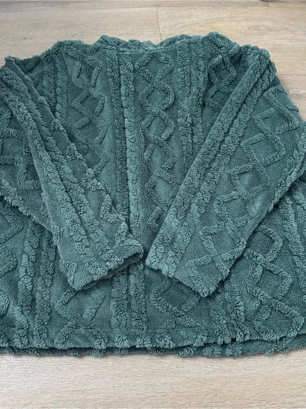 Eddie Bauer Cozy Plush Mock Neck Sweater - Sage Green - Image 6