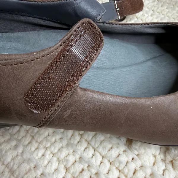 DANSKO Women’s 41 10.5 Fawna Mary Jane Wedge Comfort Shoe Chestnut Brown - Image 6
