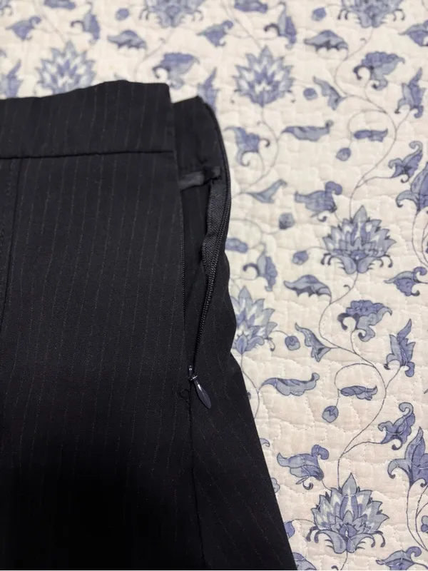 Zara size S dark gray pleated mini skort Y2K - Image 5
