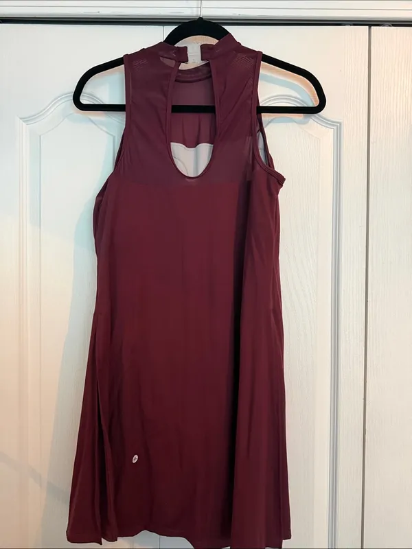 HALARA Burgundy Sleeveless Mini Dress - NWOT - Image 2