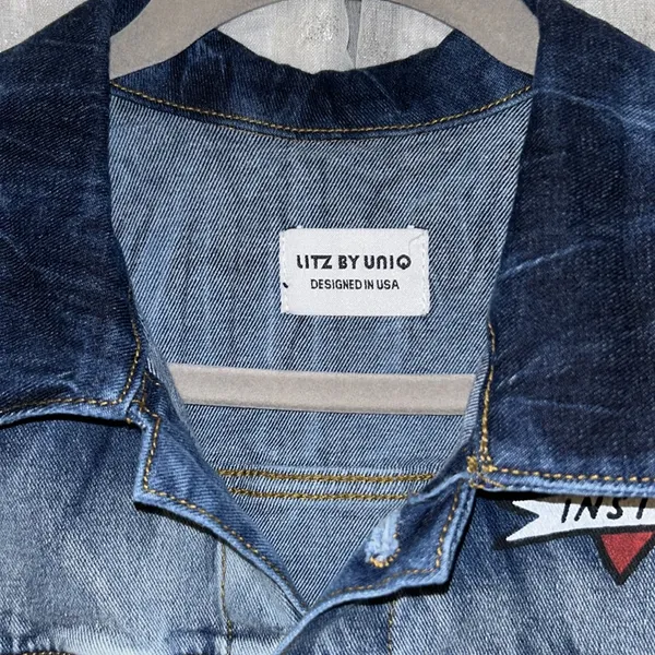 Litz by Unio Size XL Jean Jacket Blue - Image 4