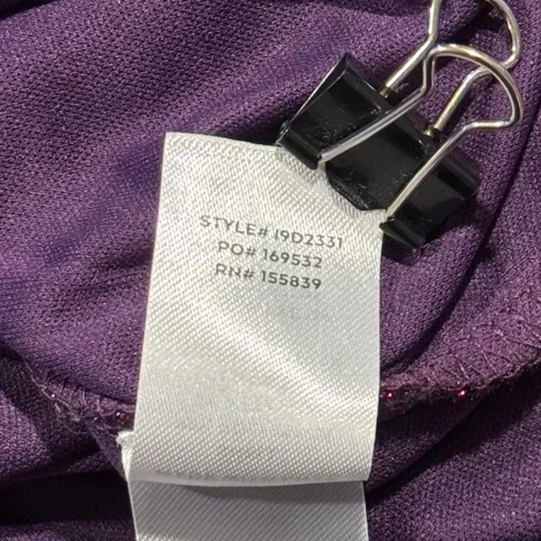 Lulus Sequin Sparkly Purple Dress S Y2K Bodycon Ruched Coquette Going Out Club - Image 5