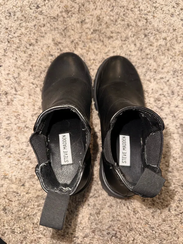 Steve Madden Hamlet Boots Black - Image 2