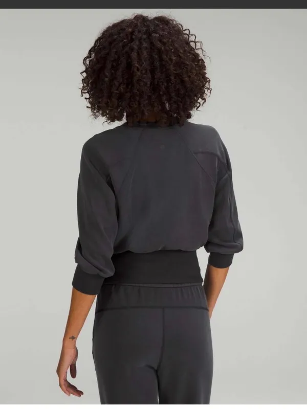 New With Tags Lululemon Softstreme Rubbed Hem Pullover Sz 10 - Image 2