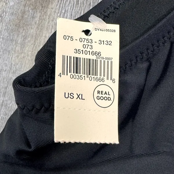 Aerie Womens Black Bikini Swim Top Scoop Neck Basic Neutral Plus Size XL - Image 3
