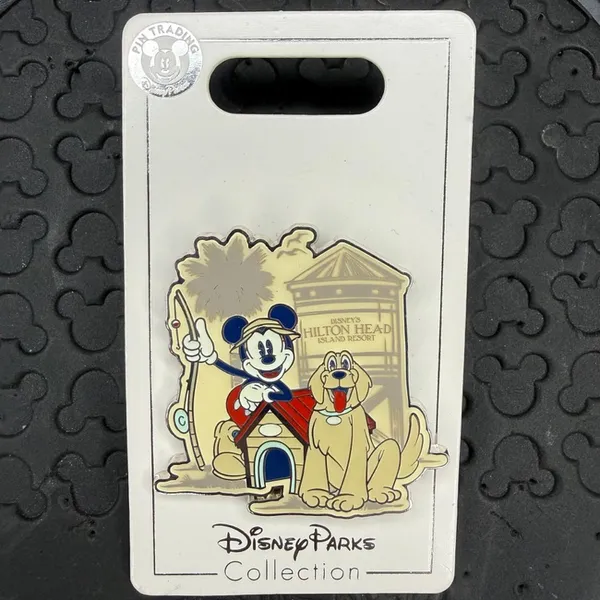 Disney parks DVC Hilton head island resort Mickey Mouse & shadow trading pin NWT - Image 2
