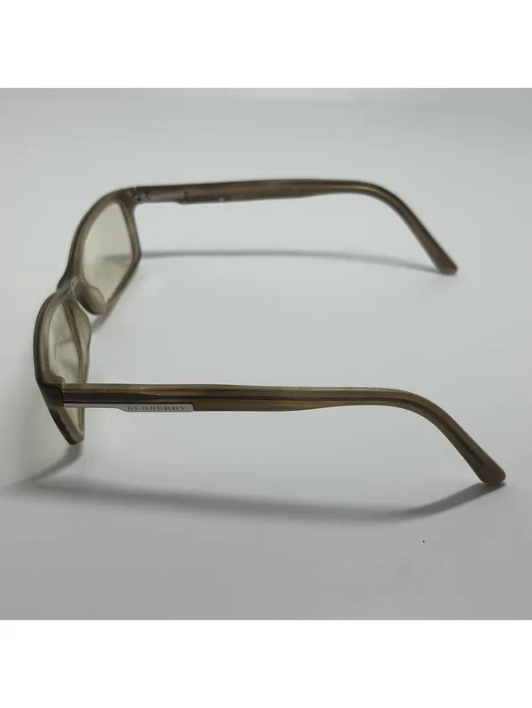 Burberry Rectangular Brown Prescription Glasses Frames with Case - Image 4