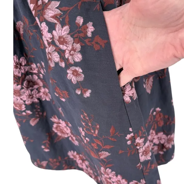 Free People Matilda Tie Back‎ Strapless Babydoll Floral Mini Dress Size Small - Image 10